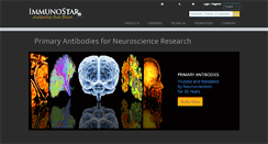 Desktop Screenshot of immunostar.com